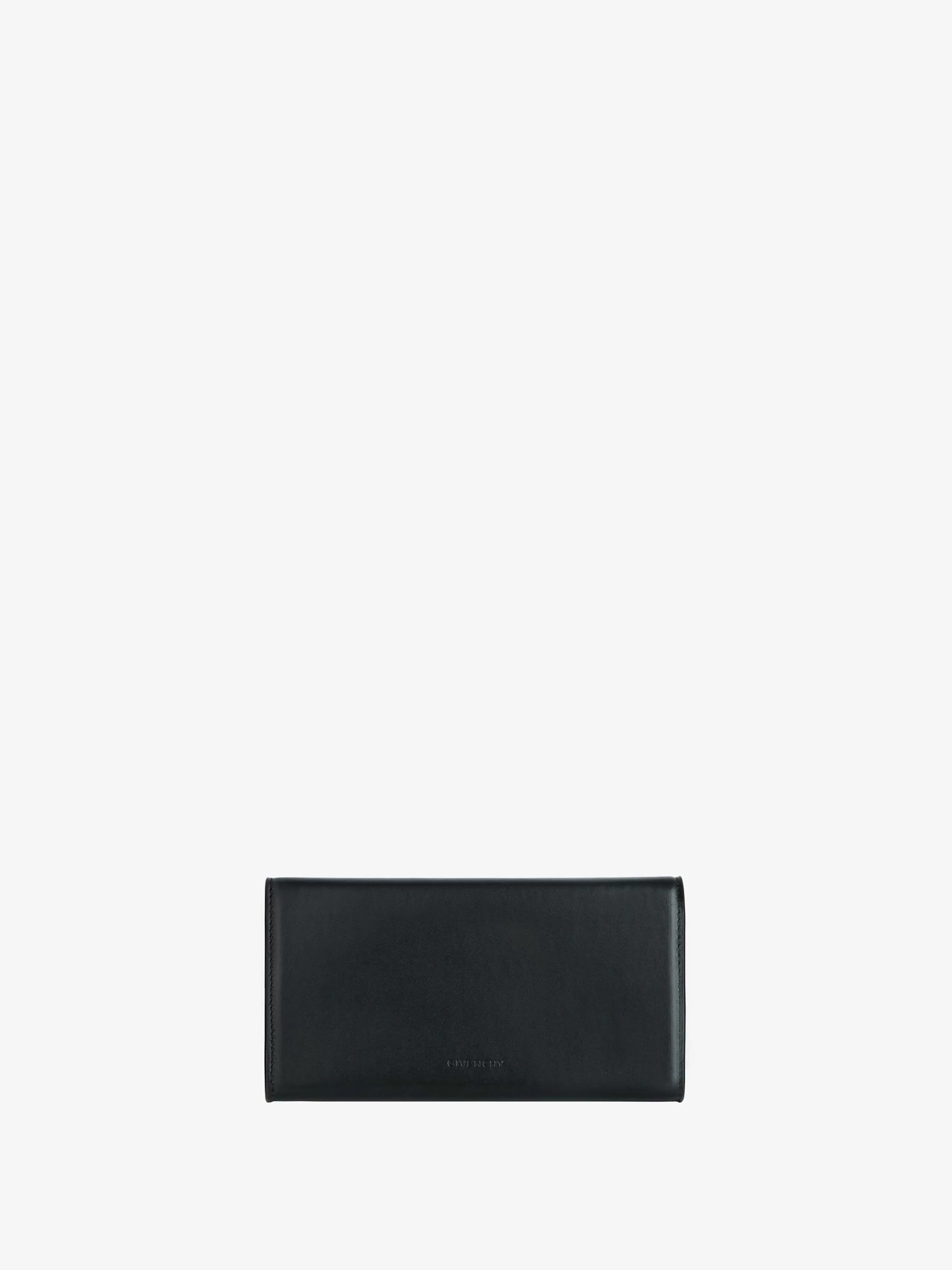 Givenchy Petite Maroquinerie>Portefeuille 4G En Cuir Box Avec Chaine Noir