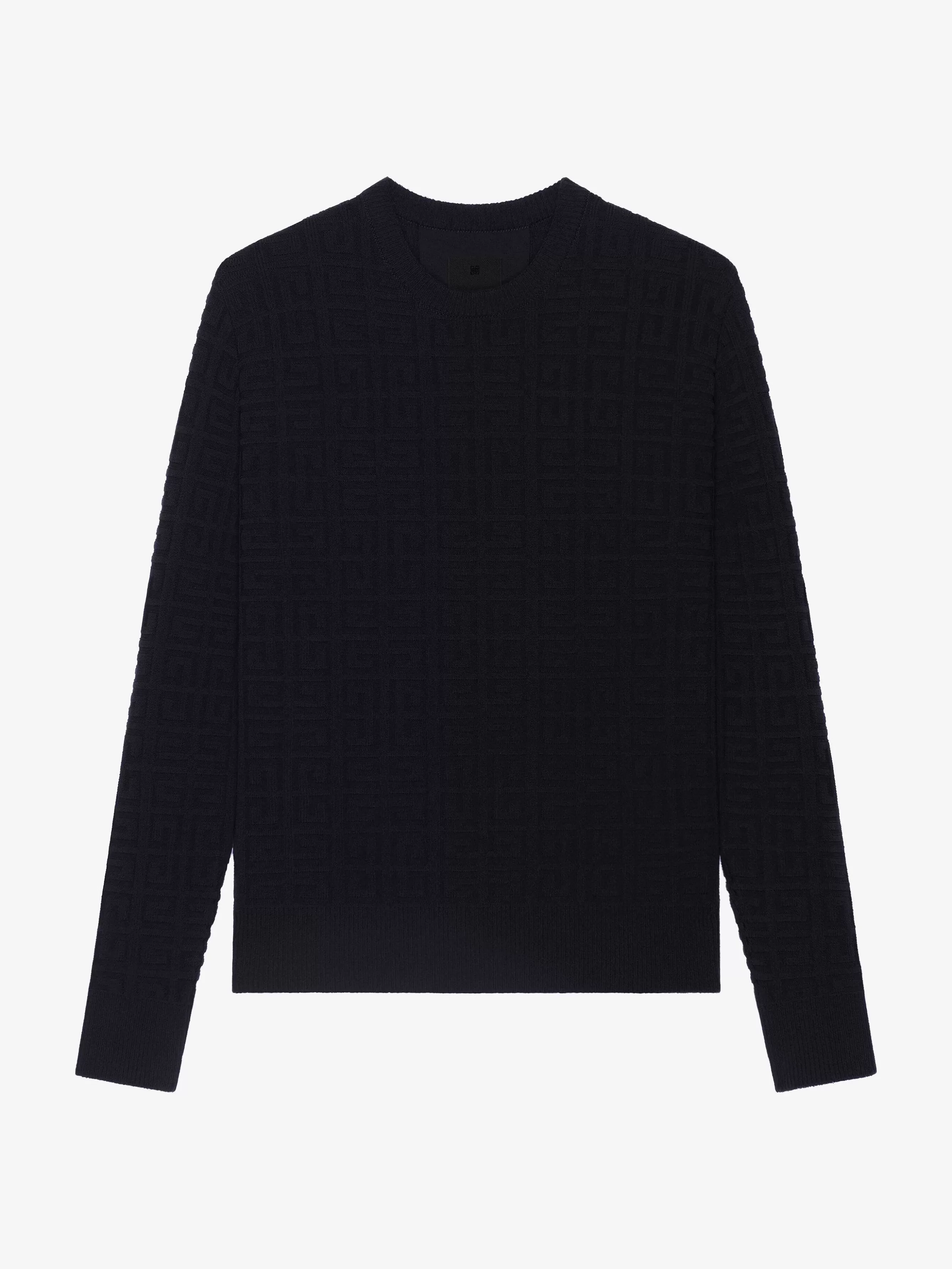 Givenchy Tricots>Pull En Jacquard 4G Noir