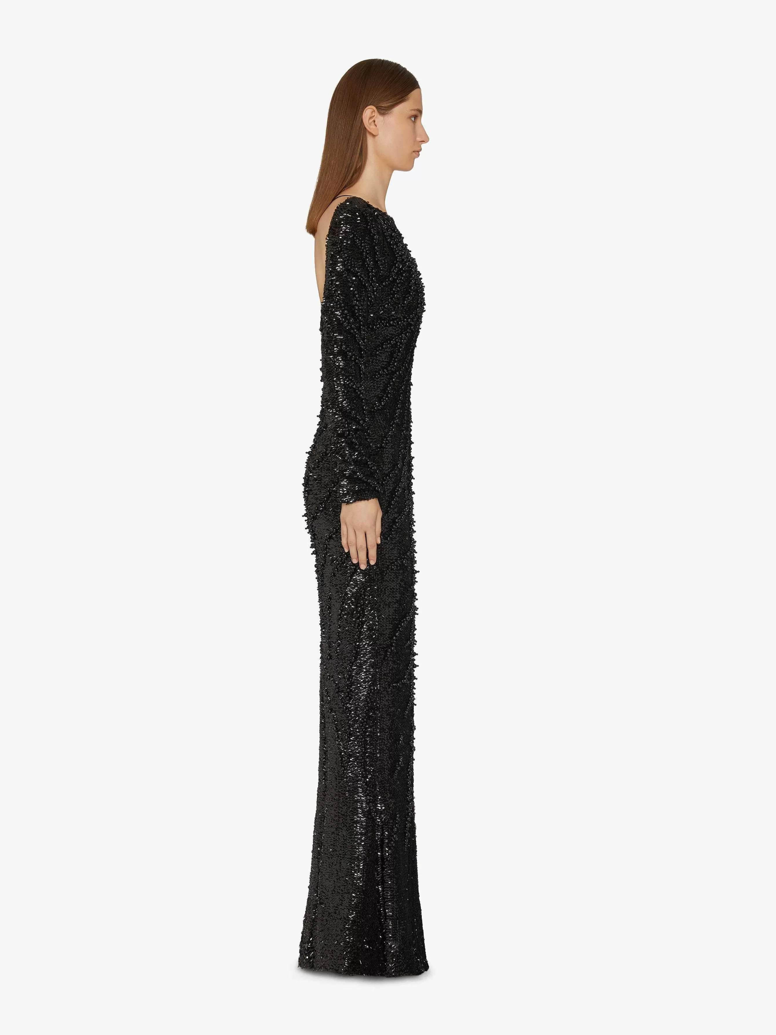 Givenchy Robes>Robe A Sequins Et Broderies De Perles Noir