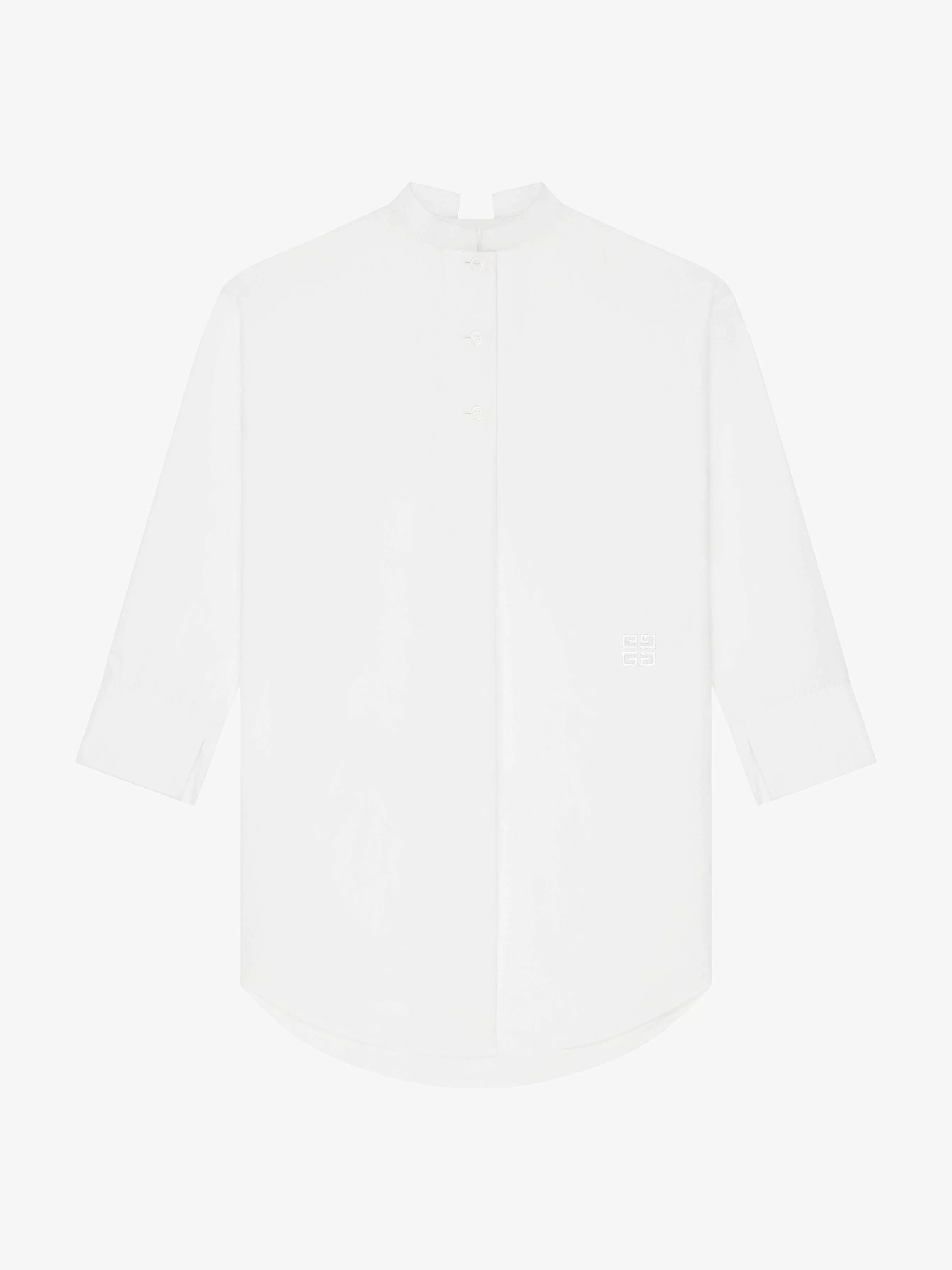 Givenchy Robes>Robe Chemise En Popeline Blanc