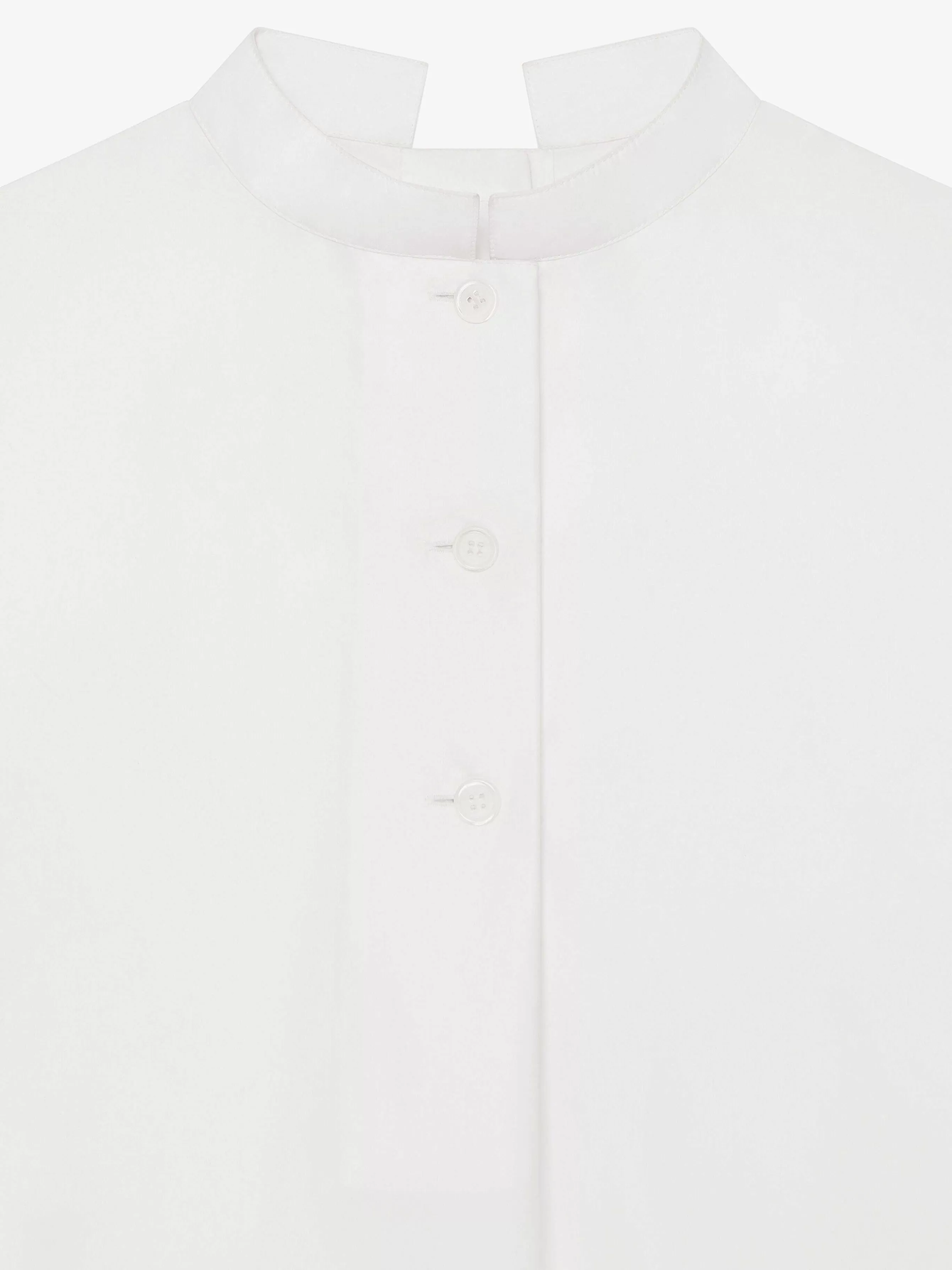 Givenchy Robes>Robe Chemise En Popeline Blanc