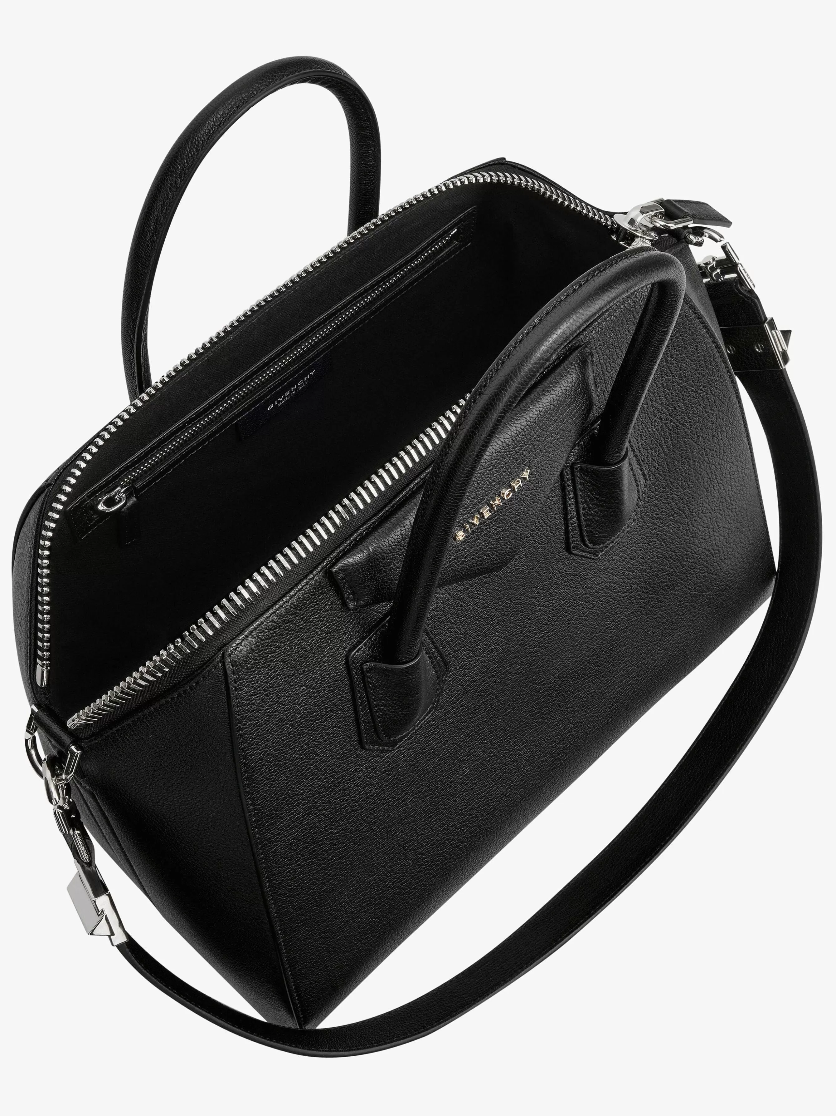 Givenchy Antigona>Sac Antigona Moyen En Cuir Graine Noir