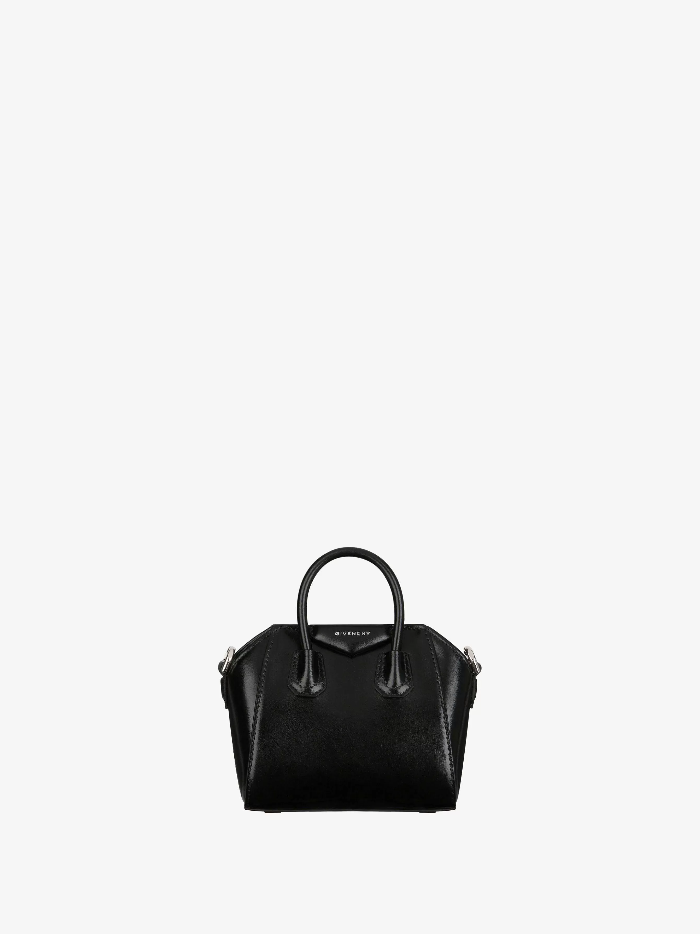 Givenchy Antigona>Sac Micro Antigona En Cuir Box Noir