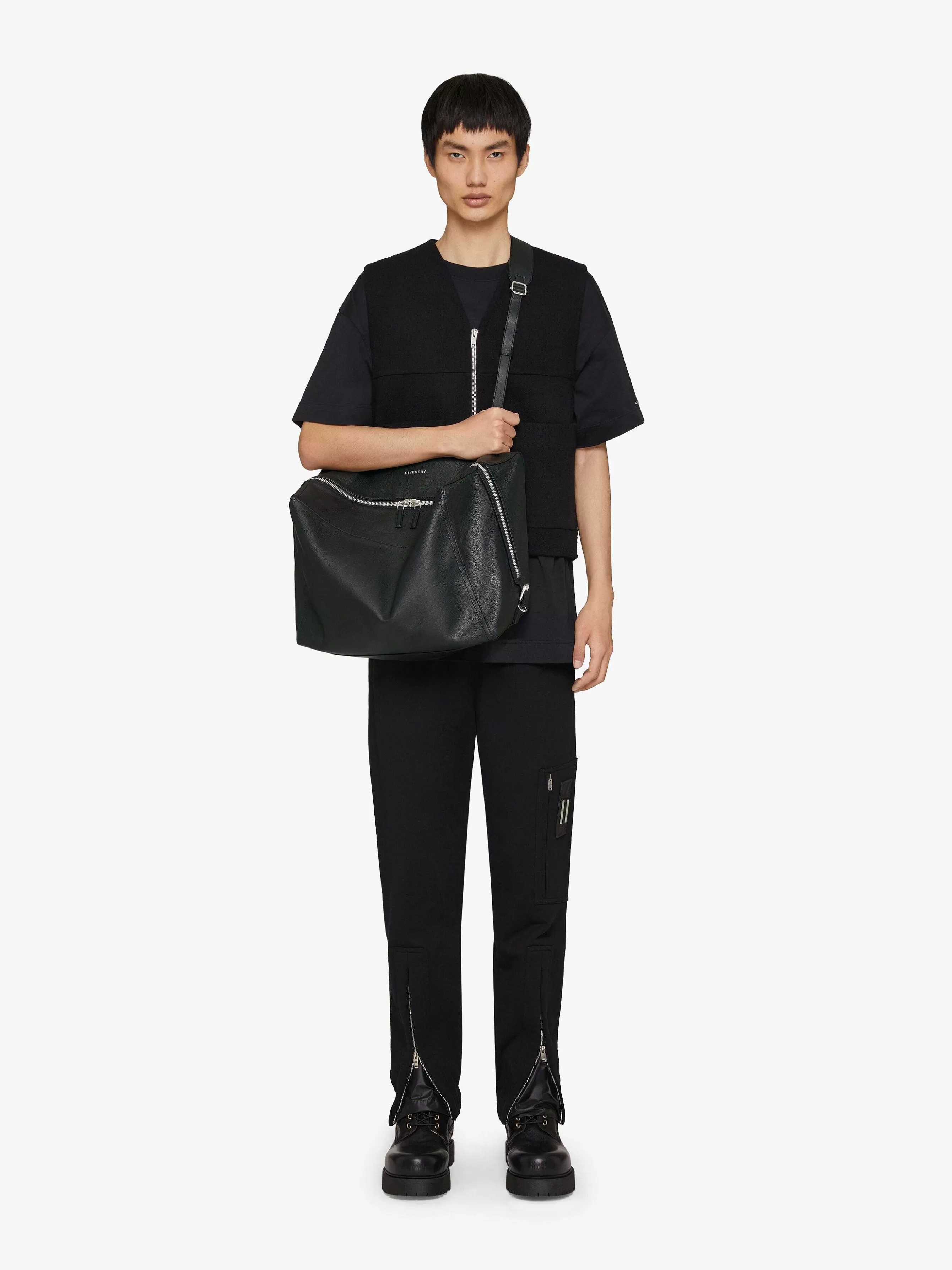 Givenchy Pandore>Sac Pandora Moyen En Cuir Graine Noir