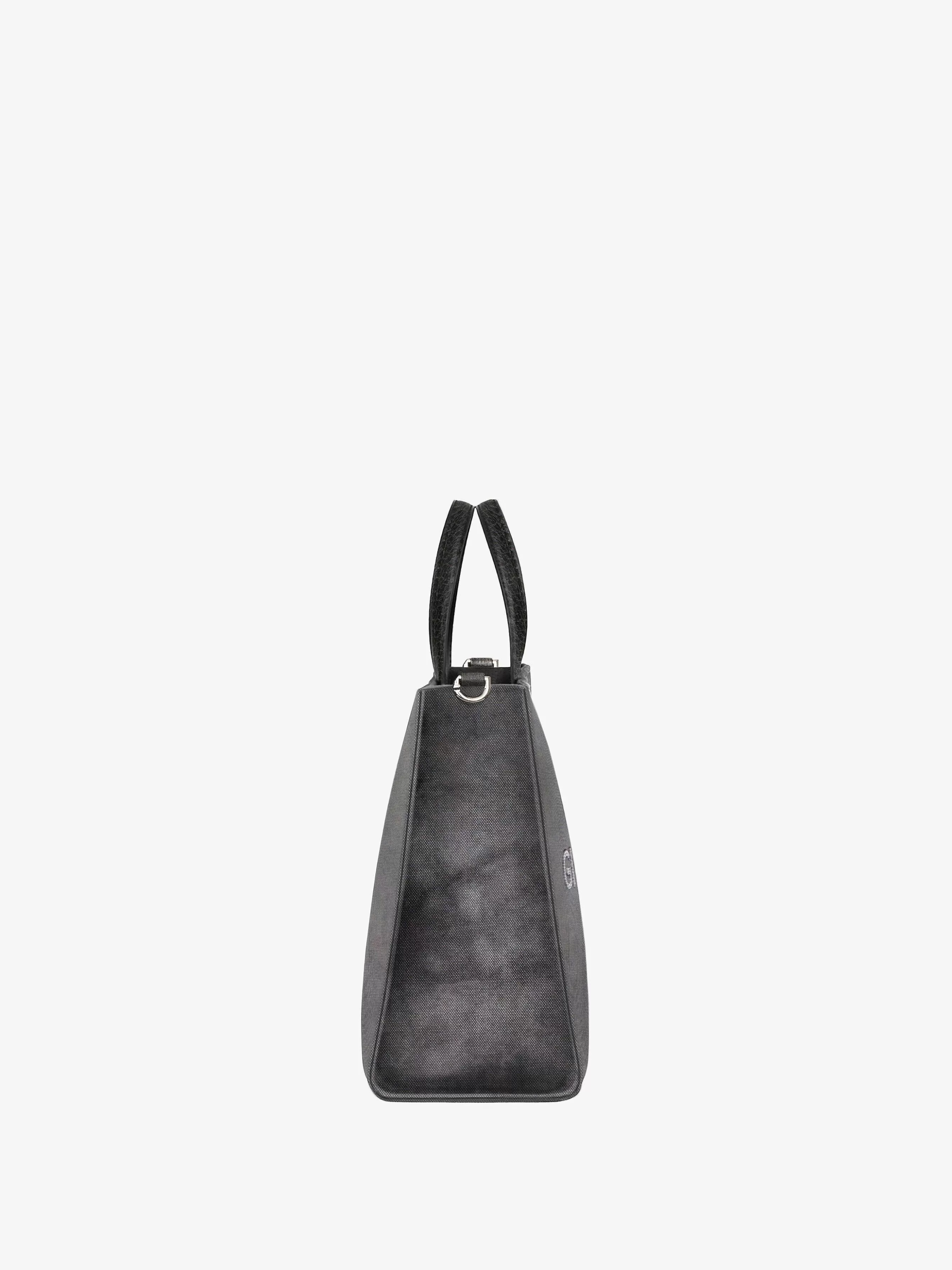 Givenchy G-Tote>Sac Shopping G-Tote Moyen En Toile Lavee Gris Fonce