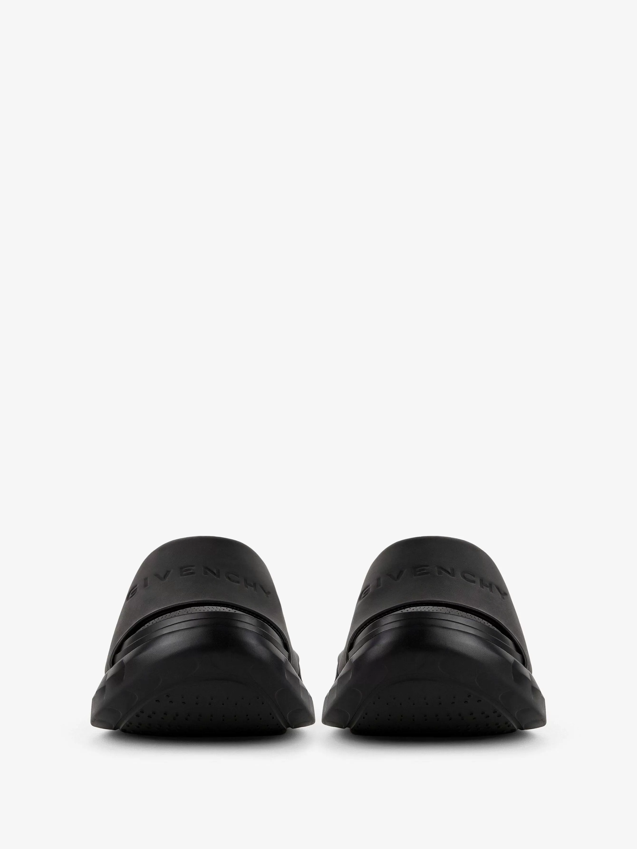 Givenchy Claquettes Et Sandales>Sandales Compensees Marshmallow En Cuir Noir