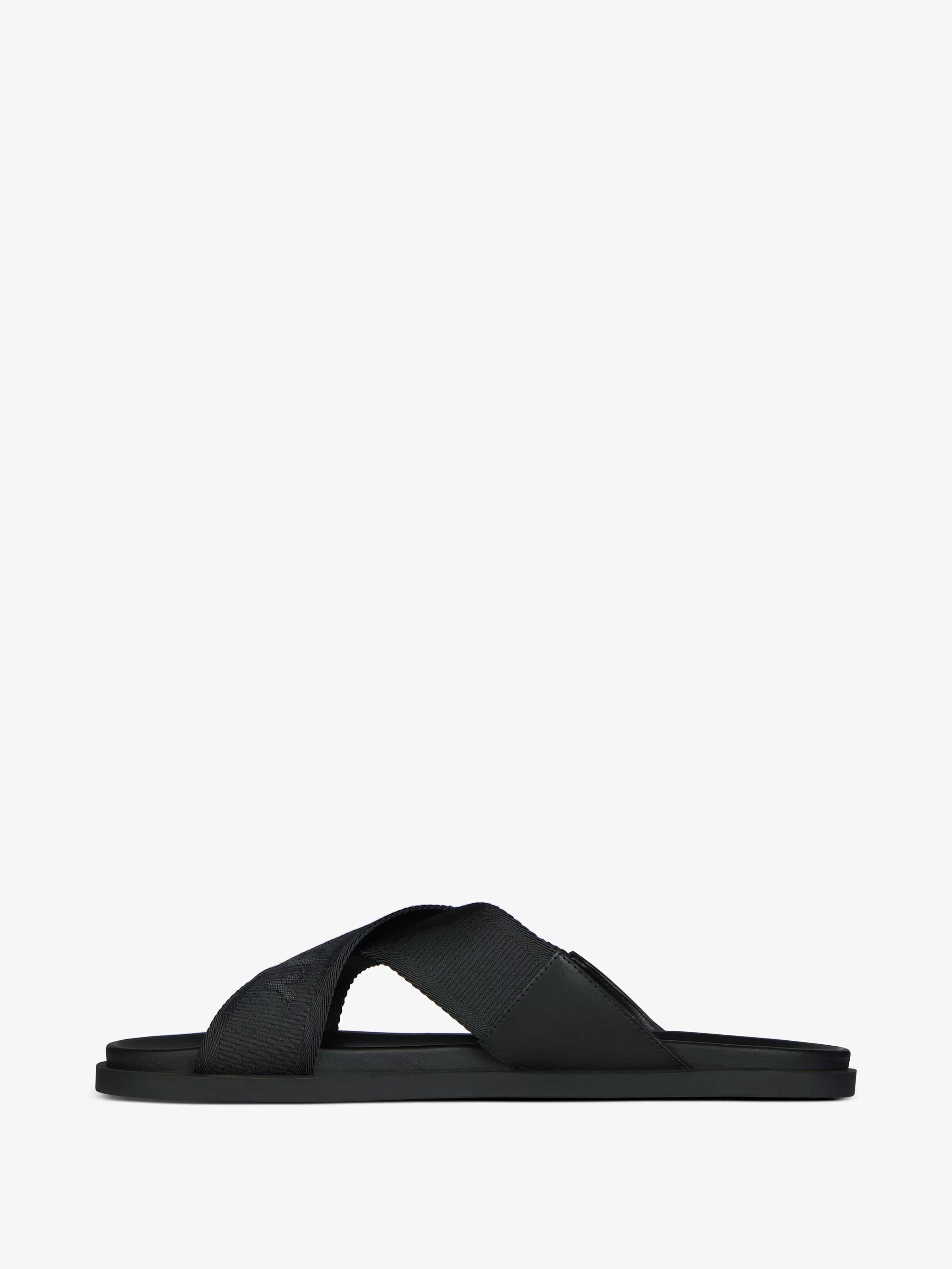 Givenchy Claquettes Et Sandales>Sandales G Plage A Brides Croisees En Sangle Noir