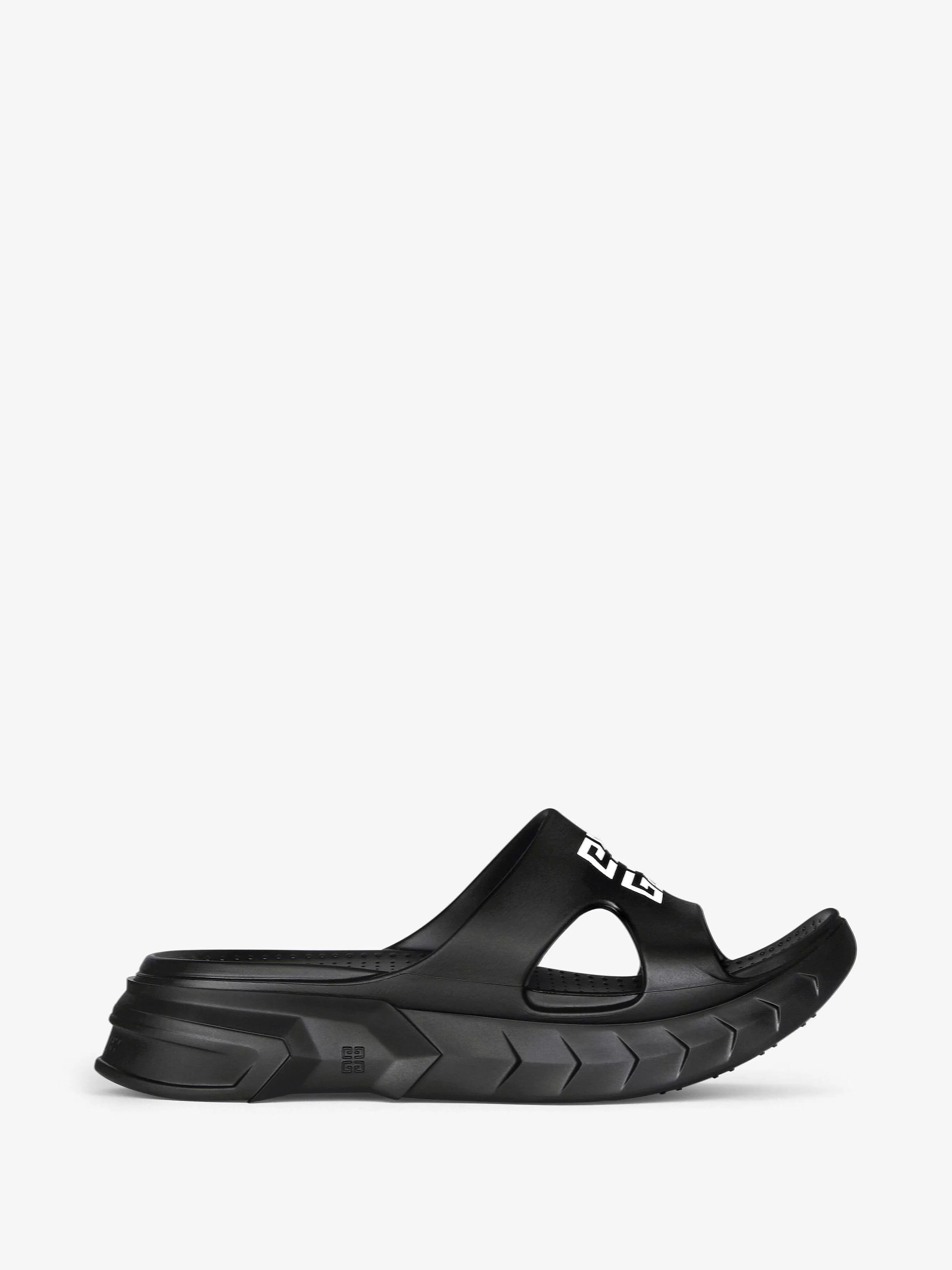 Givenchy Claquettes Et Sandales>Sandales Plates Marshmallow En Caoutchouc Noir