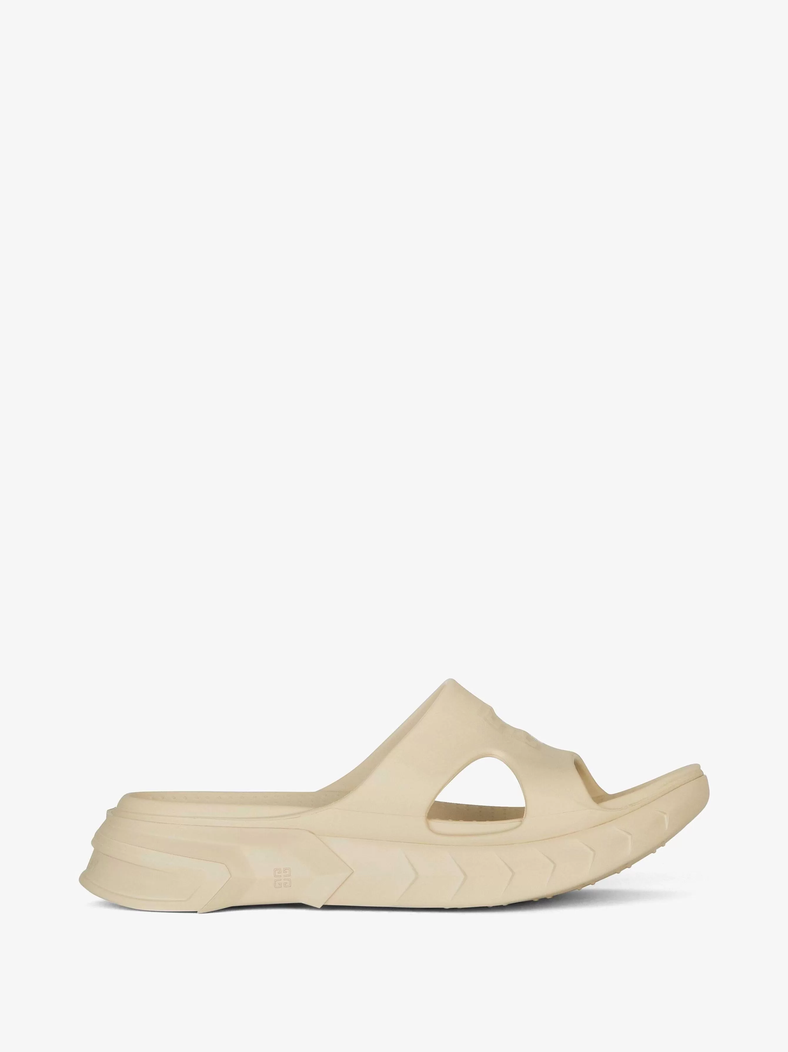 Givenchy Claquettes Et Sandales>Sandales Plates Marshmallow En Caoutchouc Beige