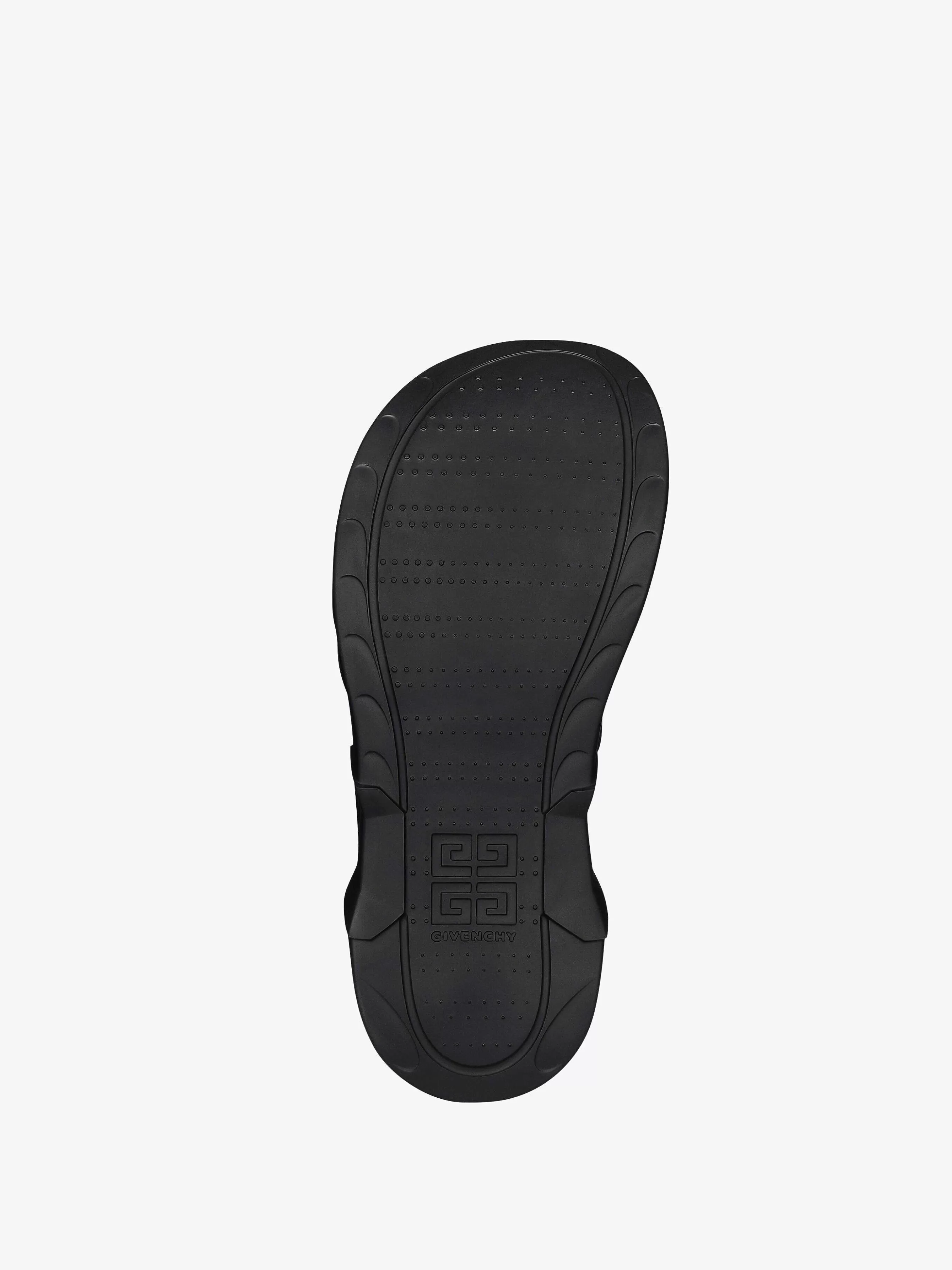 Givenchy Claquettes Et Sandales>Sandales Plates Marshmallow En Caoutchouc Noir