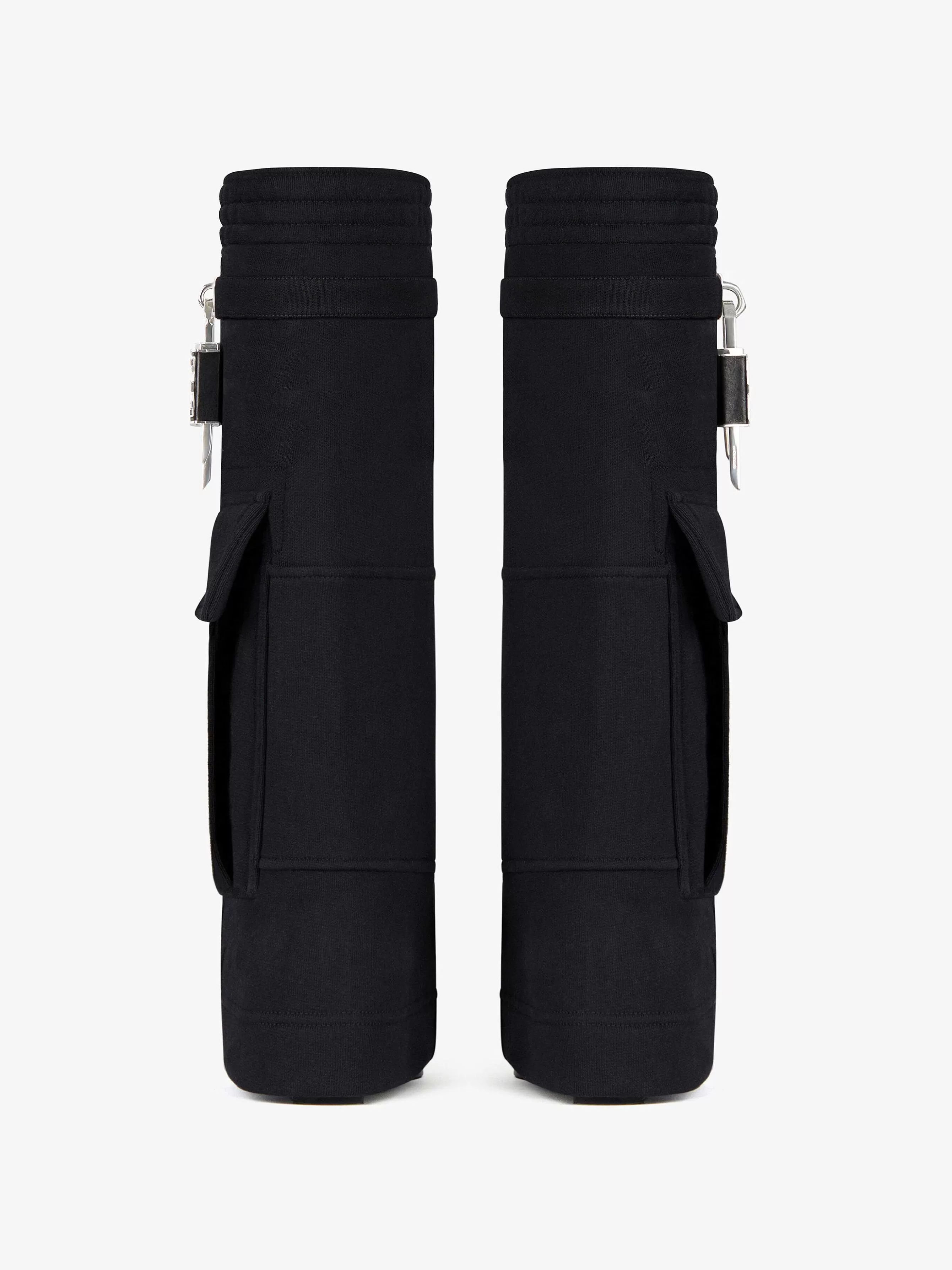 Givenchy Serrure A Requin>Shark Lock - Bottes De Cowboy En Polaire Avec Poche Noir