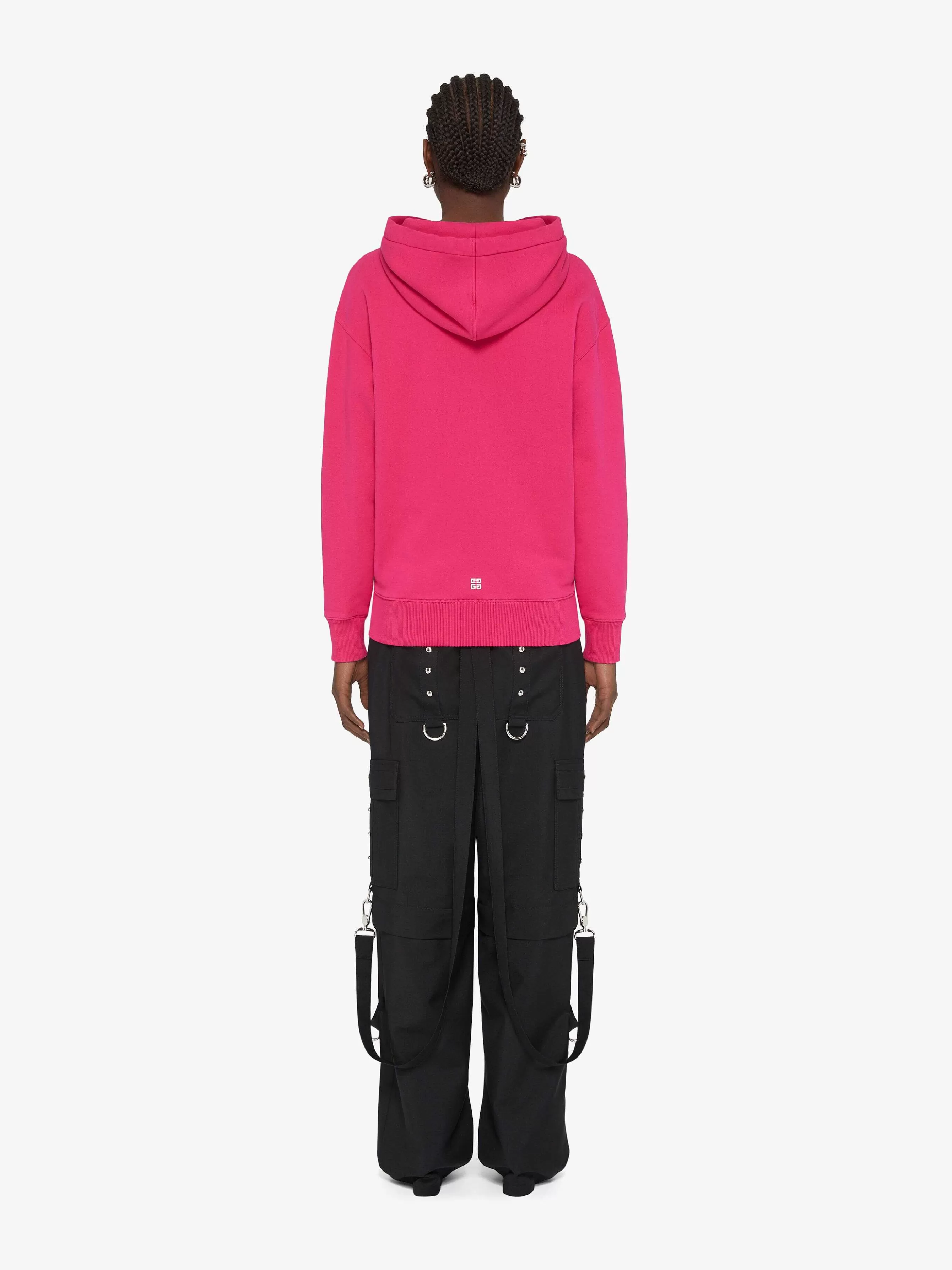 Givenchy Sweats Et Sweats A Capuche>Sweat A Capuche En Polaire Avec Marguerite Cyclamen