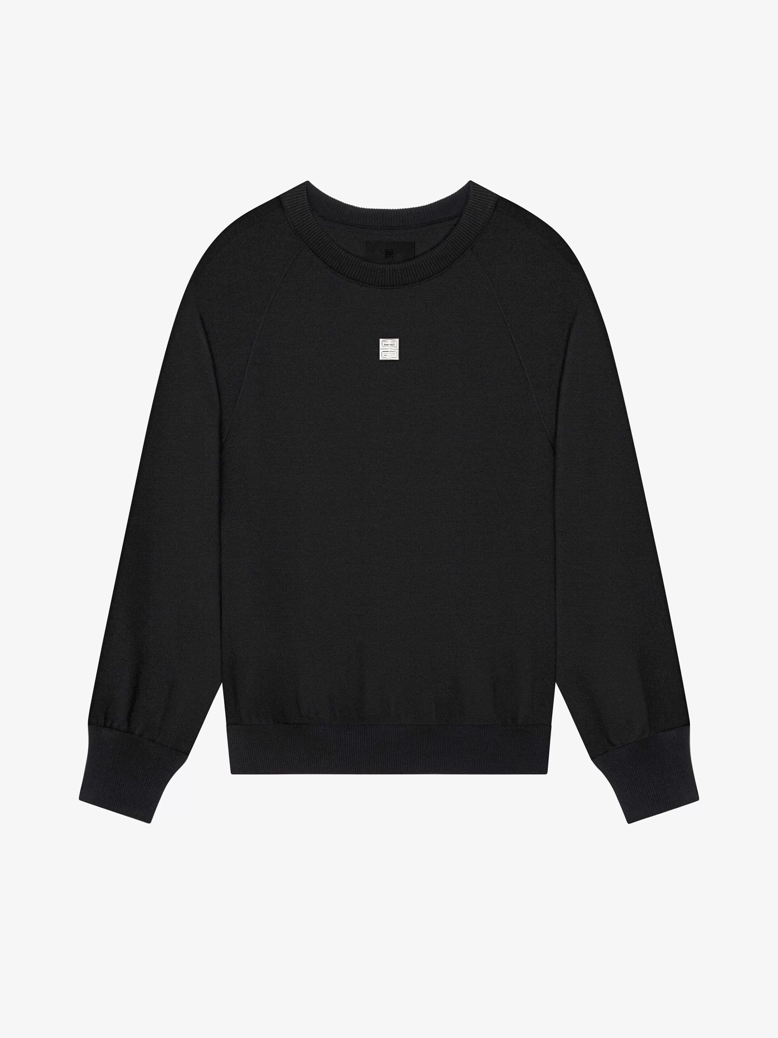 Givenchy Sweats Et Sweats A Capuche>Sweat-Shirt Coupe Slim En Polaire Noir