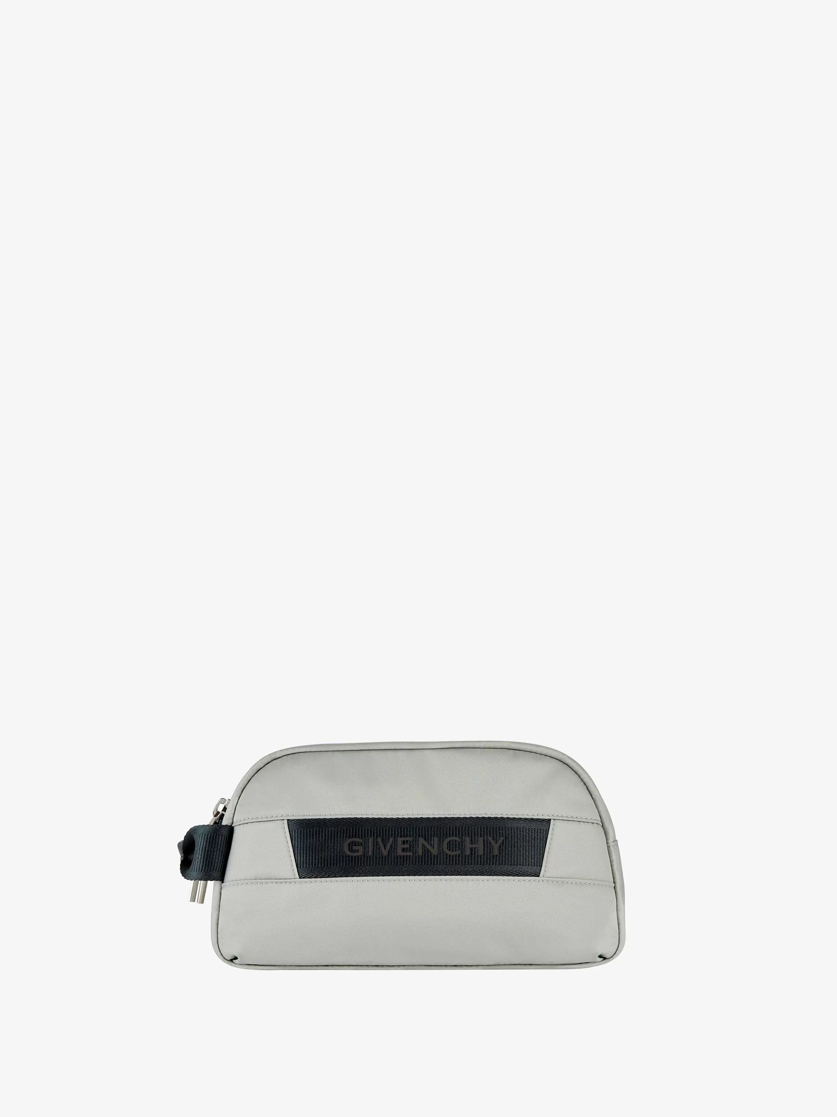 Givenchy Petite Maroquinerie>Trousse De Toilette G-Trek En Nylon Gris Moyen