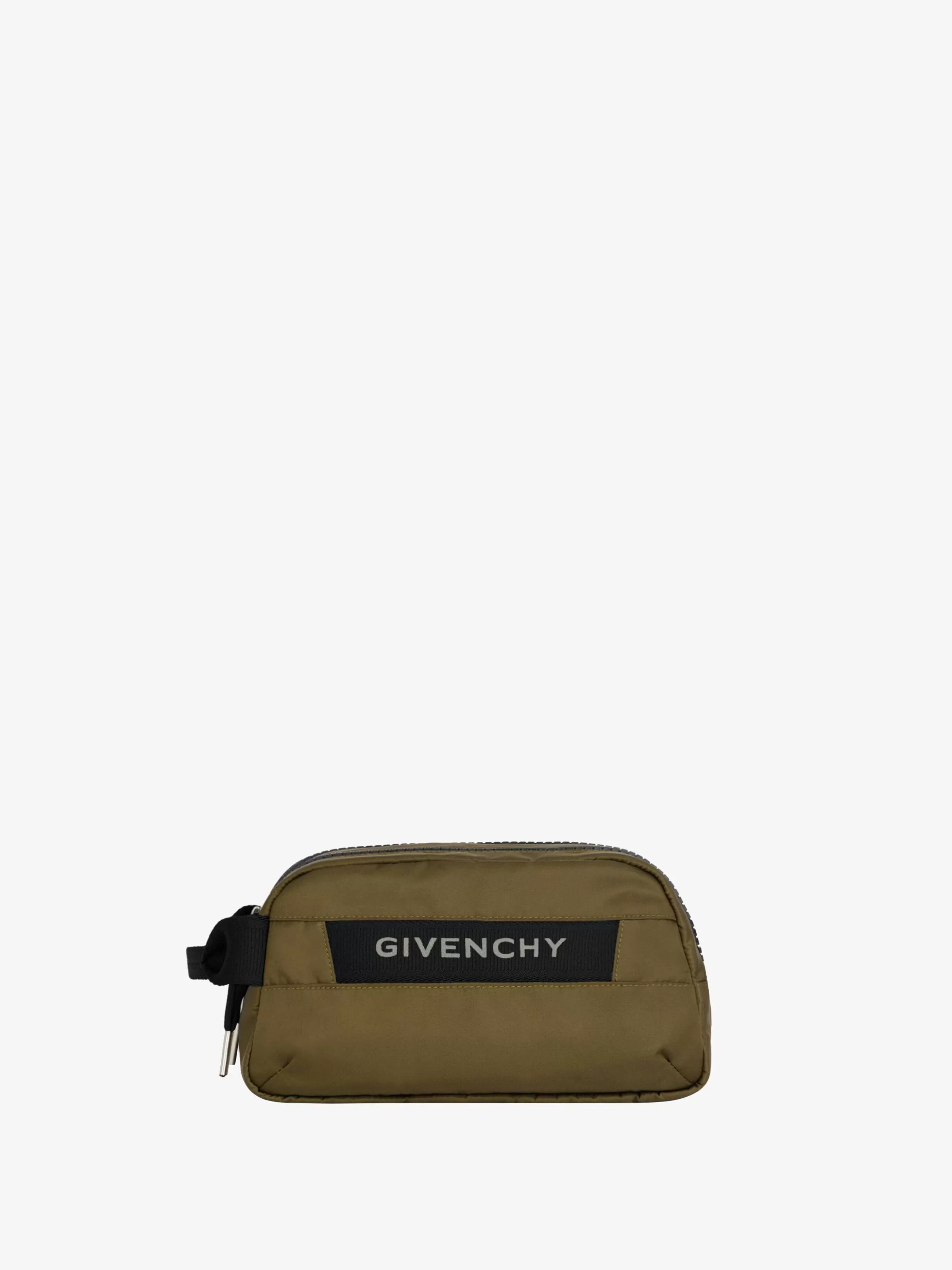 Givenchy Petite Maroquinerie>Trousse De Toilette G-Trek En Nylon Kaki