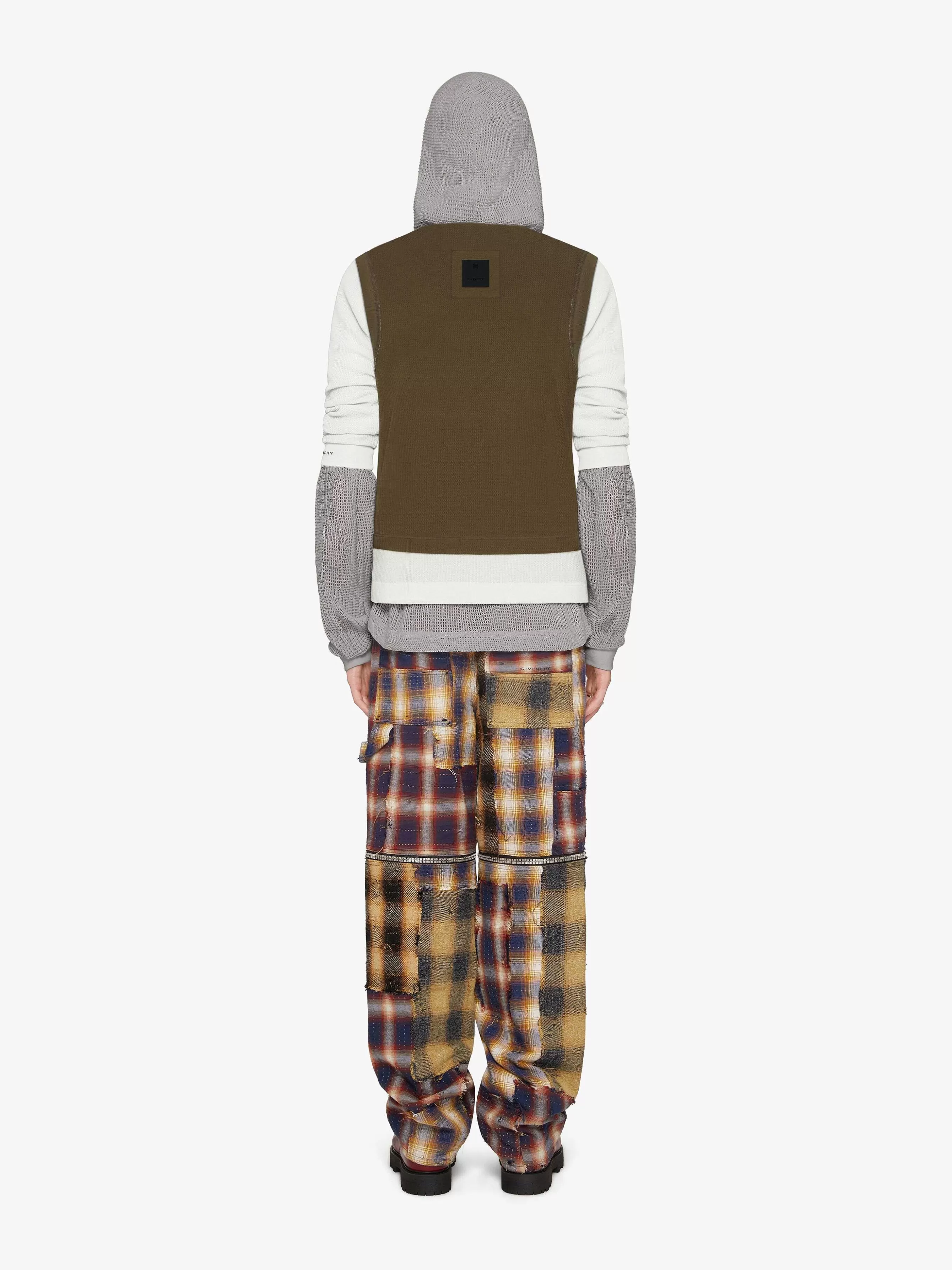 Givenchy Sweats Et Sweats A Capuche>T-Shirt A Capuche Superpose En Coton Et Maille Multicolore