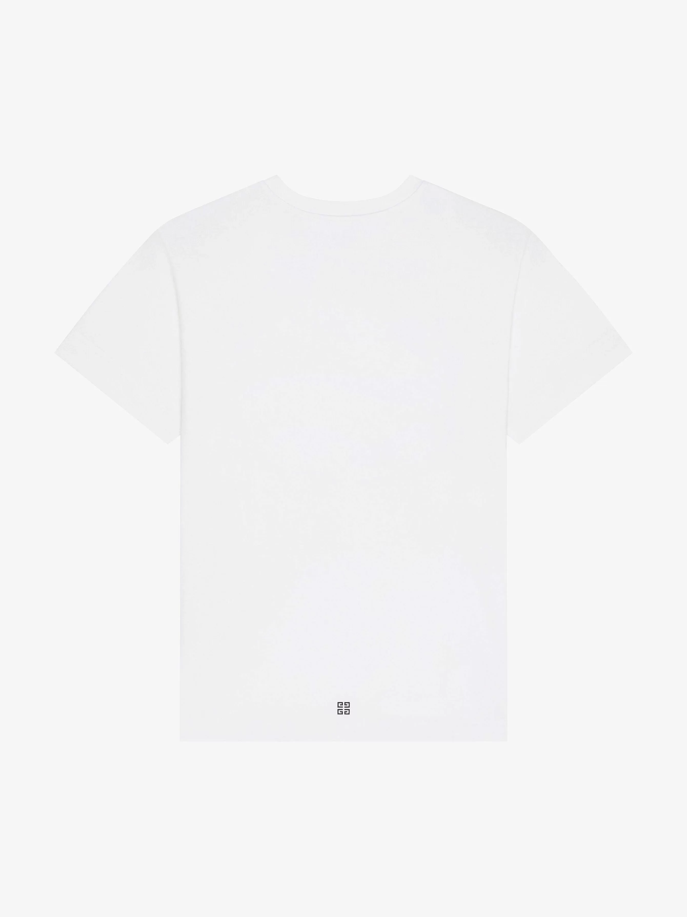 Givenchy T-Shirts>T-Shirt En Coton Avec Fruits Et Legumes Blanc