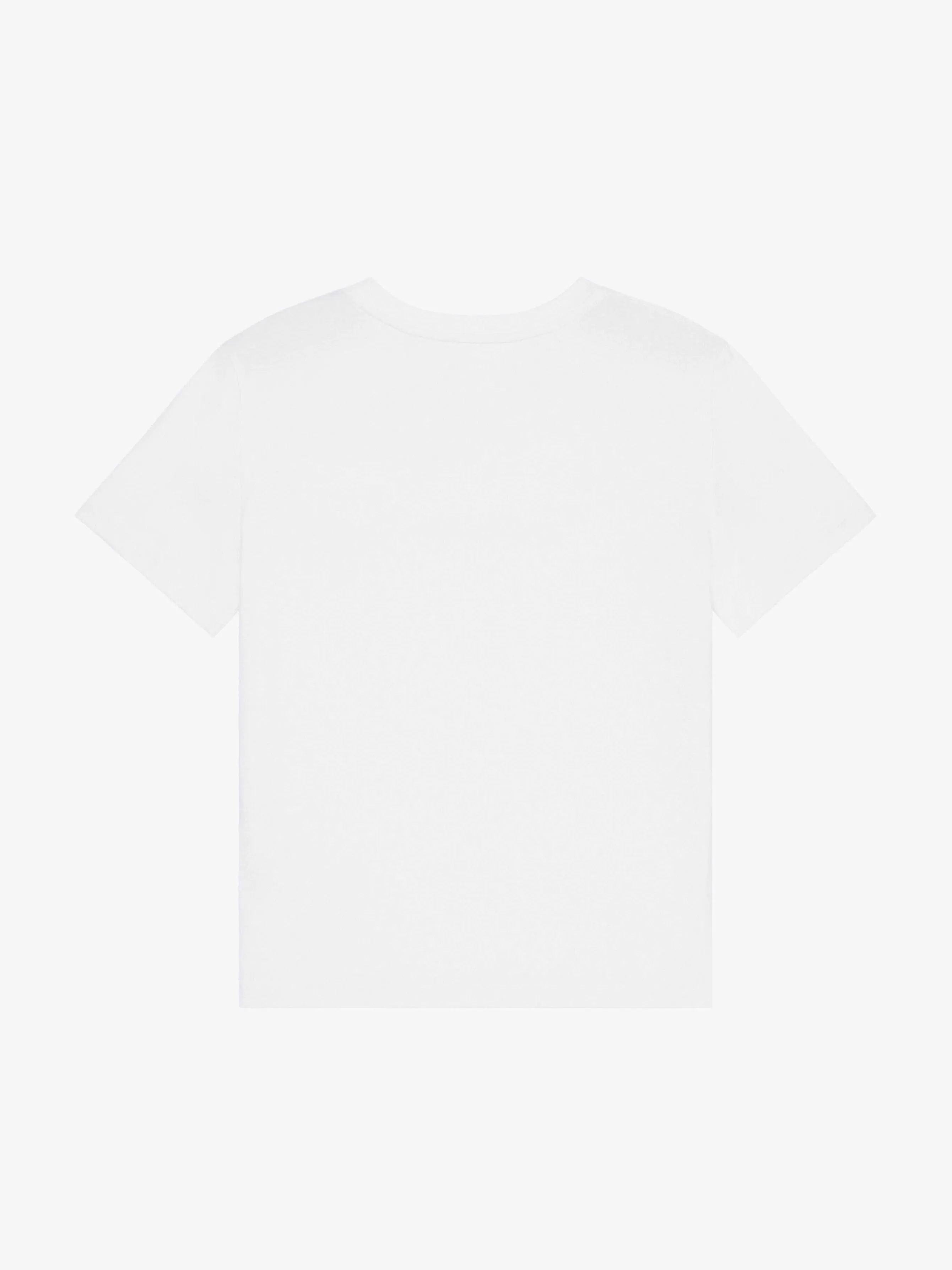 Givenchy Garçon (4 À 12 Ans)>T-Shirt En Jersey Imprime Blanc