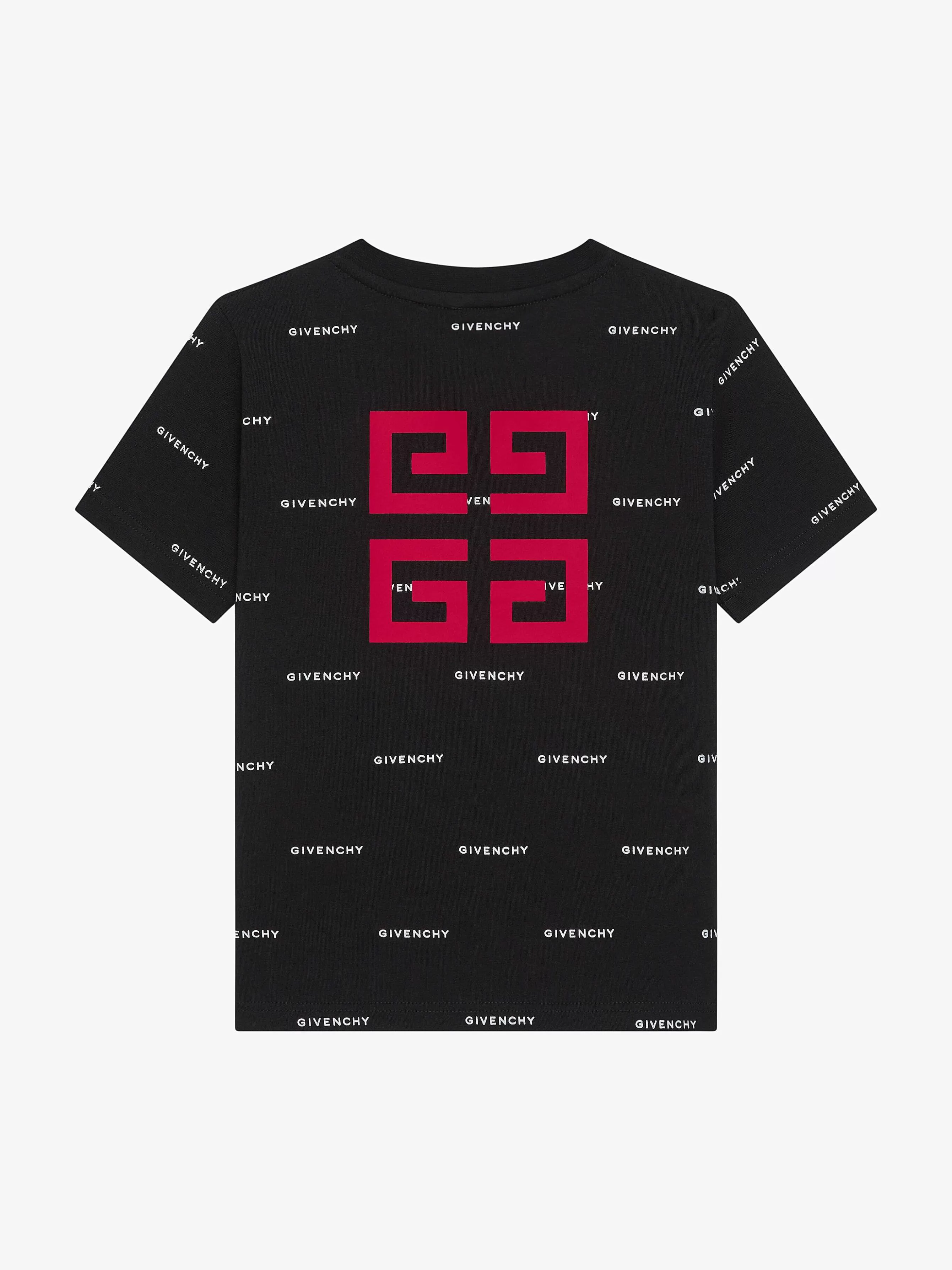 Givenchy Garçon (4 À 12 Ans)>T-Shirt 4G En Coton Noir