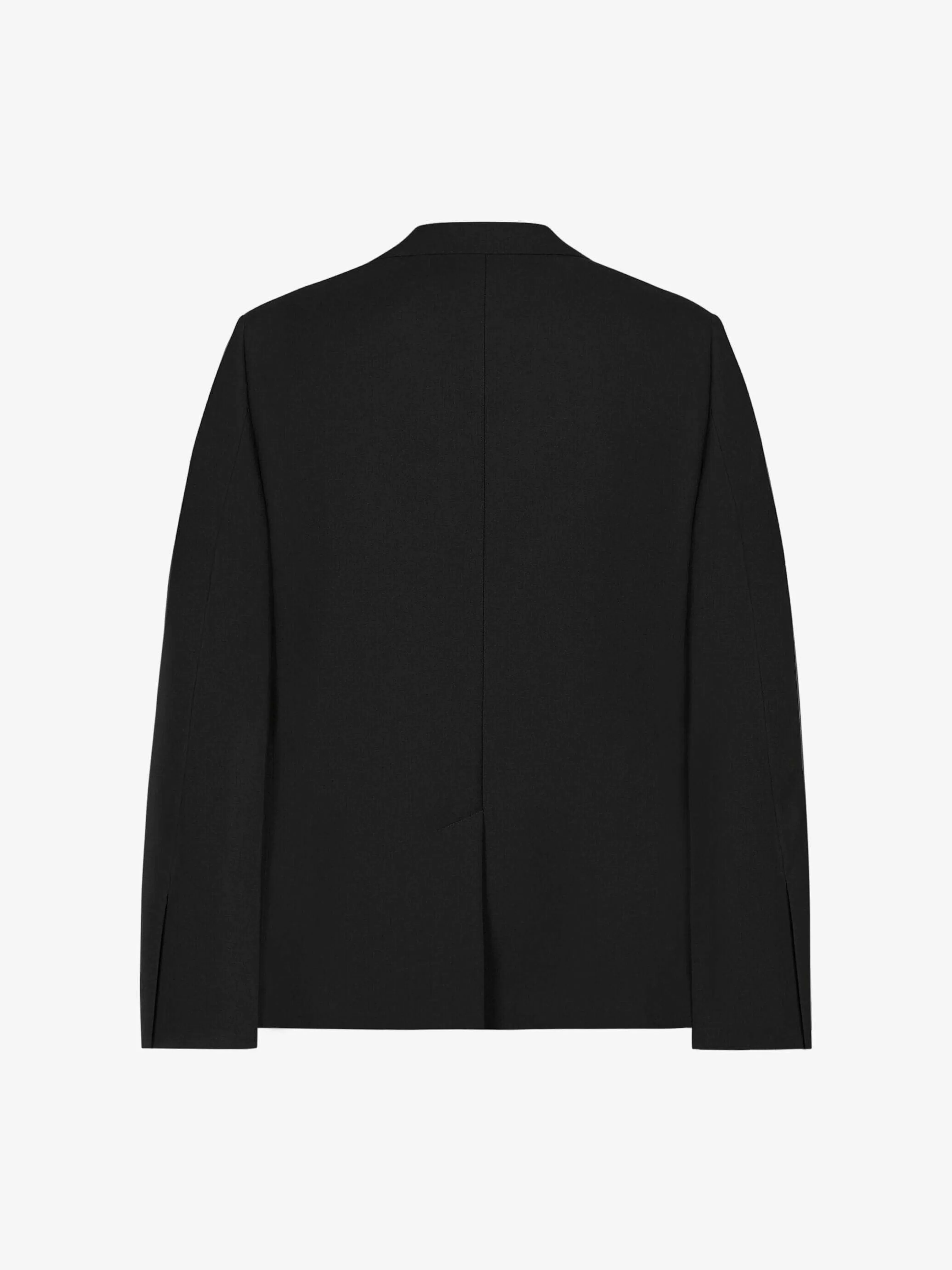 Givenchy Vestes Et Manteaux>Veste En Laine Et Mohair Noir